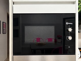 Microondas integrable Balay Serie Cristal negro