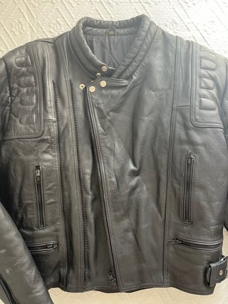 Chaqueta de cuero para moto Talla 54