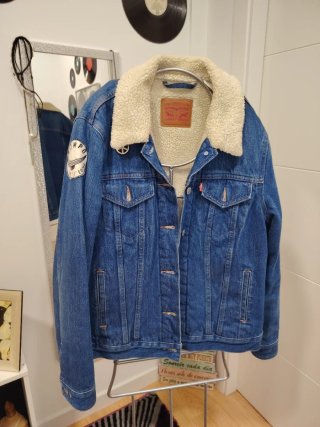 Cazadora Levi's vaquera borrego Talla L