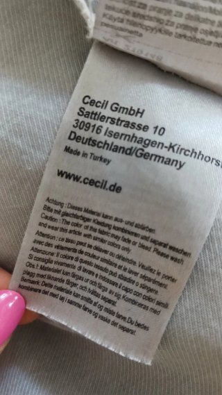 Camicia donna grigia dipinta a mano
