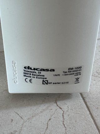 Radiadores Eléctricos Ducasa Blanco. 3 + 2 + 1