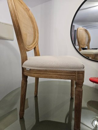 Sillas comedor Sunna Sklum Madera Natural tengo 6