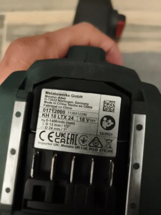 Taladro percutor Metabo KH 18 LTX 24