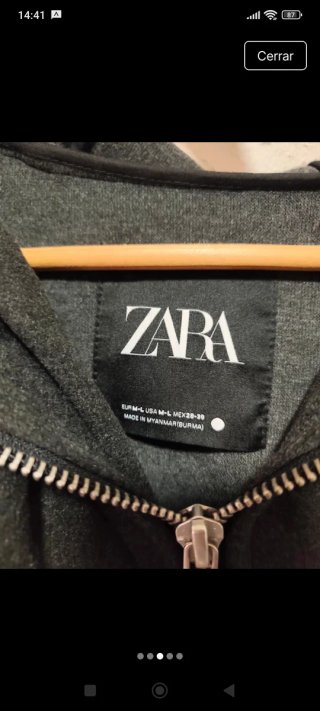 Giubbotto Zara grigio