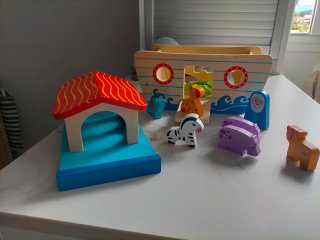 Barco de madera infantil Arca de Noé