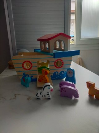 Barco de madera infantil Arca de Noé