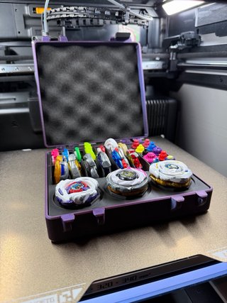 Deck box Beyblade x stampato in PLA