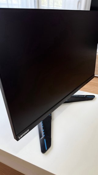 Monitor Lenovo G27e-20 Negro y Azul