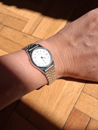 Casio 80-90's Reloj Plata/Blanco