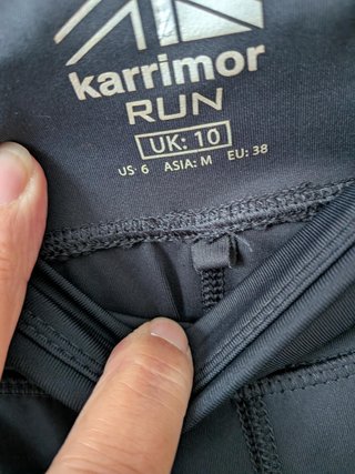 Leggings Karrimor negros capri