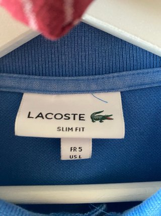 Polo Lacoste Manga Corta Talla L Para niño 16/17a