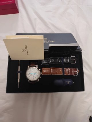 Reloj Massimo Dutti Caja Marrón/Plata