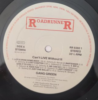 Gang Green - Can't Live Without It LP