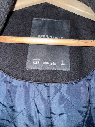 Parka Negra Talla XXL