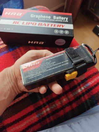 Batería Lipo 4S 5000mah HRB Graphene