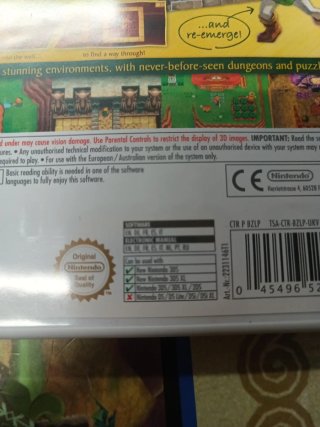 Zelda A Link Between Worlds Nintendo 3DS