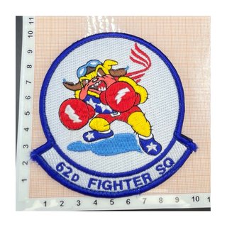 Patch Ricamata 62nd Fighter Squadron USAF Velcro