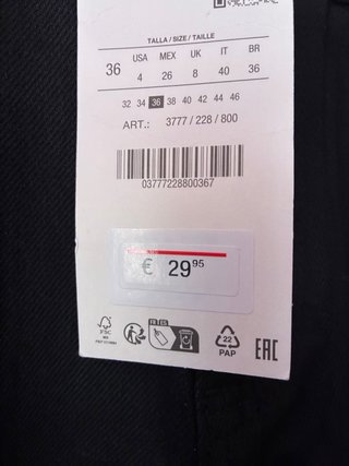 Jeans Zara neri