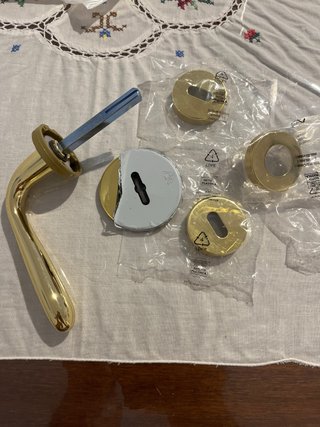Maniglia porta in ottone Made in Italy