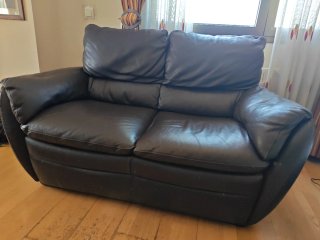 Sofás de piel marrón 3+2 OPORTUNIDAD...