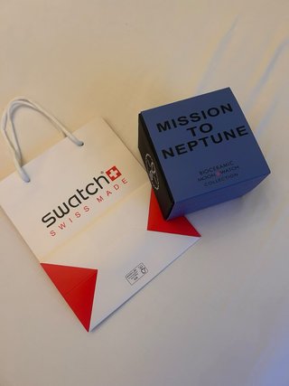 Omega x Swatch Mission To Neptune Azul