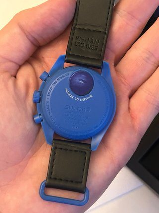 Omega x Swatch Mission To Neptune Azul