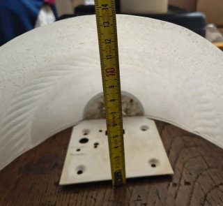 Coppia Applique Vetro Bianco Design Foglia