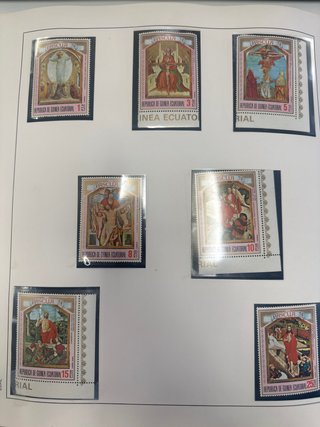 Sellos República de Guinea Ecuatorial Pascua 74