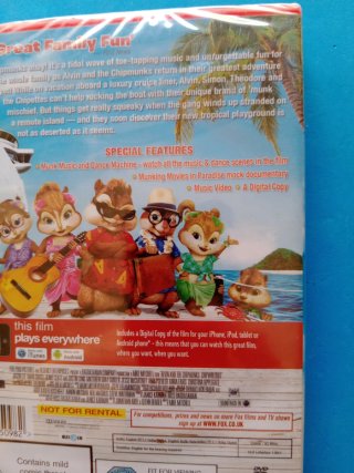 DVD Alvin e os Esquilos: Chipwrecked