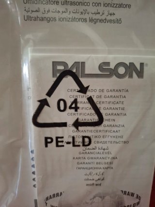 Humidificador Palson Azul y Blanco