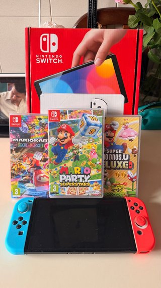 Nintendo Switch OLED blanca