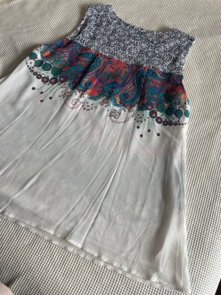Blusa Desigual XL 46 Estampado Mandala