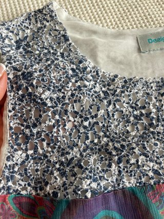 Blusa Desigual XL 46 Estampado Mandala