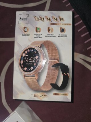 Reloj Sami Dorado con Correa Rosa