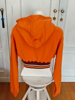 Sudadera Crop Grimey (GRMY) Mud City Naranja
