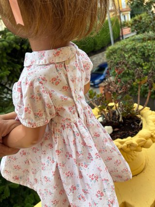 Vestido smock muñeca Pierina + cancan