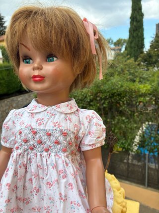 Vestido smock muñeca Pierina + cancan