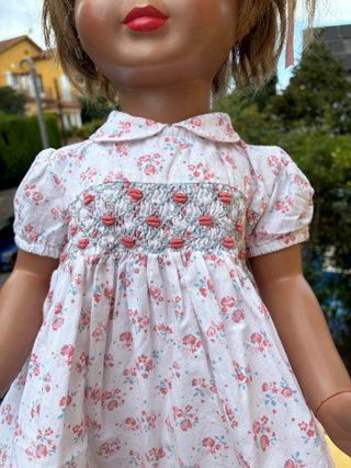 Vestido smock muñeca Pierina + cancan