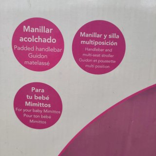 Carrito de paseo para muñecos Juguettos