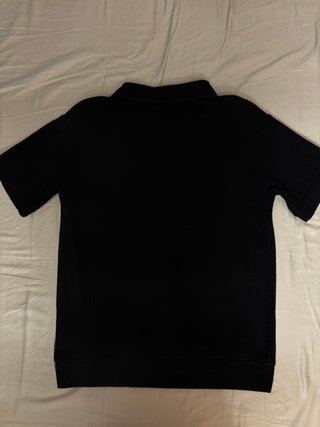 Polo Zara uomo cotone nero