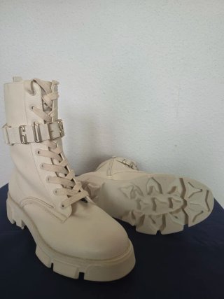 Botas militares Guess beige
