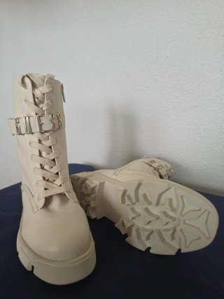 Botas militares Guess beige