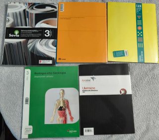 Libros de texto de 3 de la ESO