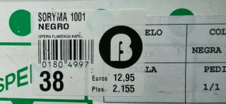 Zapatos Flamenco Negros Tacon Correa Hebilla