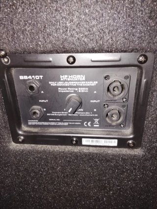 Pantalla Bajo Harley Benton 4x10 + Tweeter