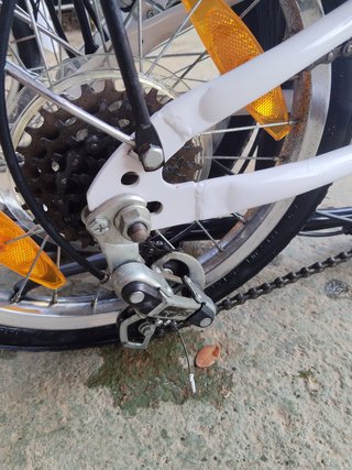 2 Bicicletas Plegables Blancas