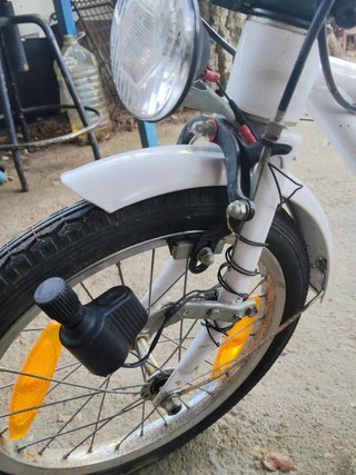 2 Bicicletas Plegables Blancas