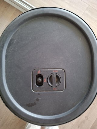 Estufa negra gas llama azul 4.2Kw