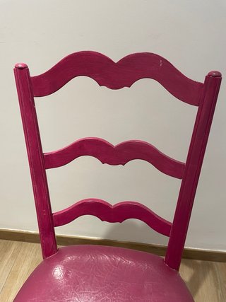 Sillas de comedor verdes estilo francés