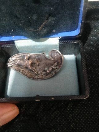 Broche Plata Diseño Animal